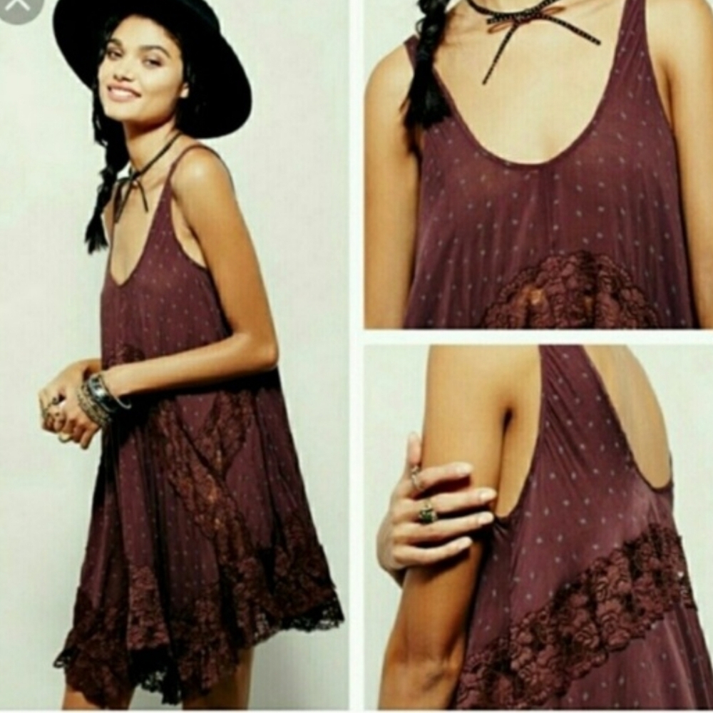 Free People Trapeze Mini Dress